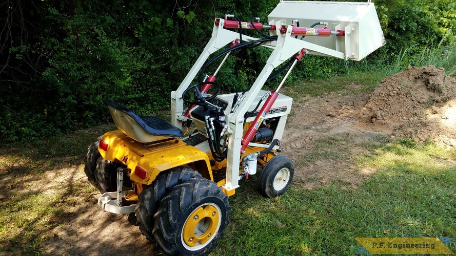 Cub cadet 149 discount garden tractor loader backhoe